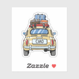 ヴィンテージフィアットカー シール