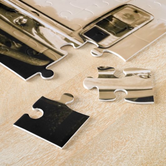 ヴィンテージフィアット500、イタリアのジグソーパズルのCinquecento ジグソーパズル (側面)