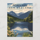 ヴィンテージフィオルドランドニュージーランド旅行 ポストカード (正面)
