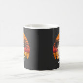 ヴィンテージフィジパームツリーズサマービーチ コーヒーマグカップ (中央)