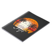 ヴィンテージフィジパームツリーズサマービーチ ノートブック (左側)