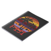 ヴィンテージフィジー夏ビーチ旅行 ノートブック (左側)