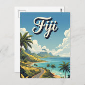 ヴィンテージフィジー旅行 ポストカード (正面/裏面)