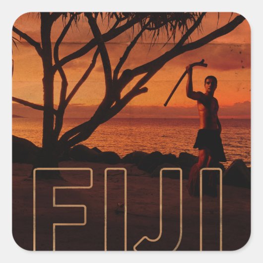 ヴィンテージフィジー スクエアシール (正面)