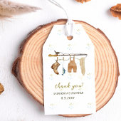 ヴィンテージフィッシャーマンズダービー赤ちゃんシャワー ギフトタグ