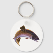 ヴィンテージフィッシュスポーツ魚釣り漁師 キーホルダー (正面)