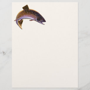 ヴィンテージフィッシュスポーツ魚釣り漁師 チラシ