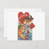 ヴィンテージフィッシュバレンタイン シーズンポストカード (正面/裏面)