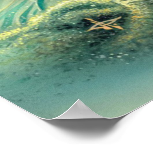 ヴィンテージフィッシュホームオフィスの壁の装飾 ポスター (角)