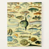 ヴィンテージフィッシュ科学魚釣りアート プランナー手帳 (裏面)