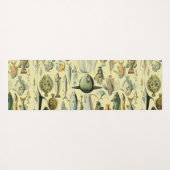 ヴィンテージフィッシュ科学魚釣りアート ヨガマット (裏面(横))