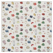 ヴィンテージフィドと子猫ドリーディンレ紙人形 ファブリック (見本)