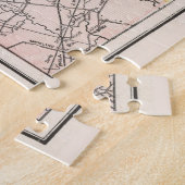 ヴィンテージフィラデルフィアの地図（1901年） ジグソーパズル (側面)