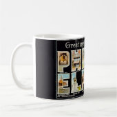 ヴィンテージフィラデルフィアグリーティングマグ コーヒーマグカップ (左)