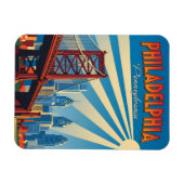 ヴィンテージフィラデルフィア マグネット (横)