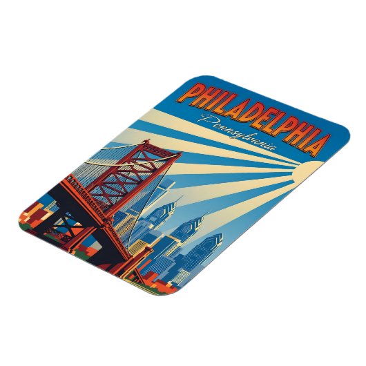 ヴィンテージフィラデルフィア マグネット (左側)