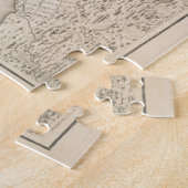 ヴィンテージフィラデルフィアPAの地図(1802) ジグソーパズル (側面)