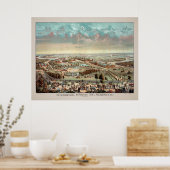 ヴィンテージフィラデルフィ国際的ア博覧会1876 ポスター (キッチン)