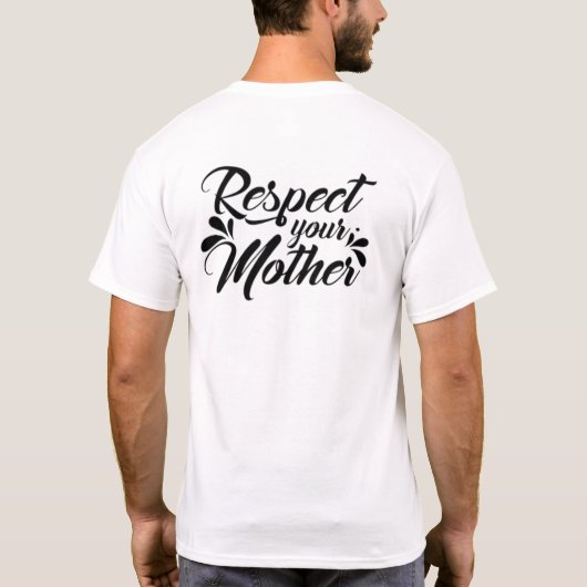 ヴィンテージフィリピンの母国旗母 Tシャツ (裏面)