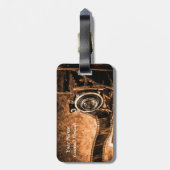 ヴィンテージフィルムカメラ – 写真 ラゲッジタグ (裏面縦)