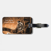 ヴィンテージフィルムカメラ – 写真 ラゲッジタグ (裏面横)