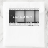 ヴィンテージフィルムストリップステッカー 長方形シール (バッグ)