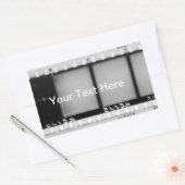 ヴィンテージフィルムストリップステッカー 長方形シール (封筒)