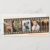 ヴィンテージフィルムストリップフォトコラージホリデーカード シーズンカード (正面)