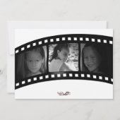 ヴィンテージフィルムストリップ卒業パーティフォト招待状 招待状 (裏面)