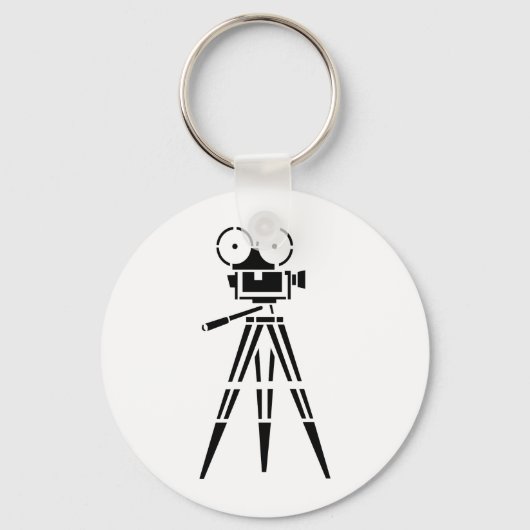 ヴィンテージフィルムムービーセットカメラ キーホルダー (正面)