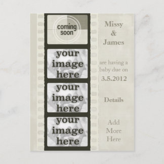 ヴィンテージフィルム来ストリップの写真はがき 案内ポストカード