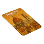 ヴィンテージフィレンツイタリアトラベルレトロイラストレーション マグネット (右側)