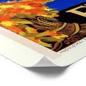 ヴィンテージフィレンツェ1920年代イタリアン旅行 ポスター (角)