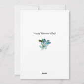 ヴィンテージフィンチとブルーバレンタインデー忘れンマイノー シーズンカード (裏面)