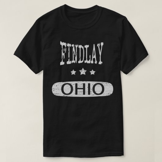 ヴィンテージフィンドレイオハイオ Tシャツ (デザイン正面)