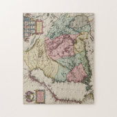 ヴィンテージフィンランドの地図（1665年） ジグソーパズル (縦)