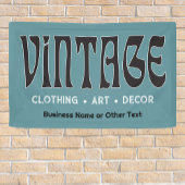 ヴィンテージフェアまたはフリーマーケットブース 横断幕