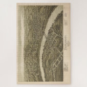 ヴィンテージフェアモントWVの地図(1897) ジグソーパズル (縦)