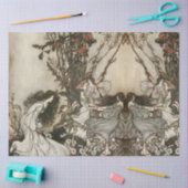 ヴィンテージフェアユタリーコテージコアフェアリーアーサーラックハム 薄葉紙 (クラフト)