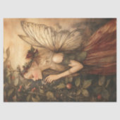 ヴィンテージフェアリーと秋の果実と葉 薄葉紙 (正面)