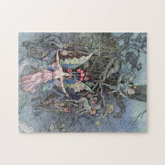 ヴィンテージフェアリーアンダーグラウンドバイワーウィックゴブル ジグソーパズル (横)