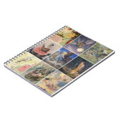 ヴィンテージフェアリーアートイラストレーション ノートブック (左側)