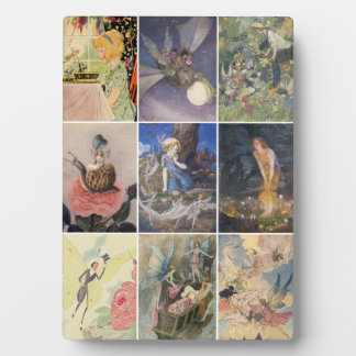 ヴィンテージフェアリーアートイラストレーション フォトプラーク