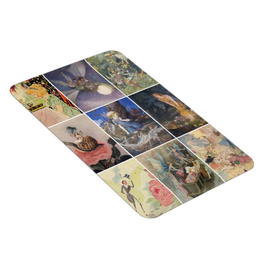 ヴィンテージフェアリーアートイラストレーション マグネット (右側)