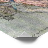 ヴィンテージフェアリーアートワーウィックゴブルザヴェーリ ポスター (角)