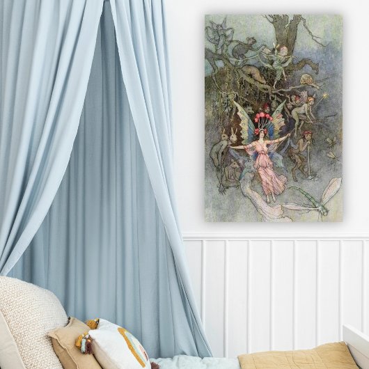 ヴィンテージフェアリーアートワーウィックゴブルザヴェーリ ポスター