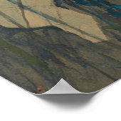 ヴィンテージフェアリーアールヌーボープリント、レトロ ポスター (角)