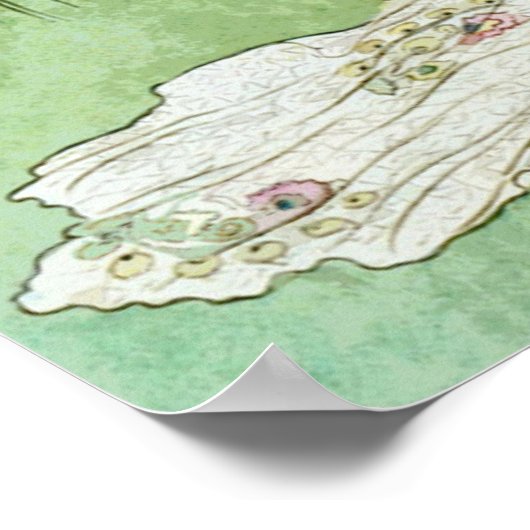 ヴィンテージフェアリーイラストレーション、レトロフェアリータリー ポスター (角)