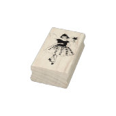 ヴィンテージフェアリーガール魔法ウォンドラバースタンプ ラバースタンプ (スタンプ)