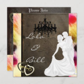 ヴィンテージフェアリータール結婚式招待状 招待状 (正面/裏面)